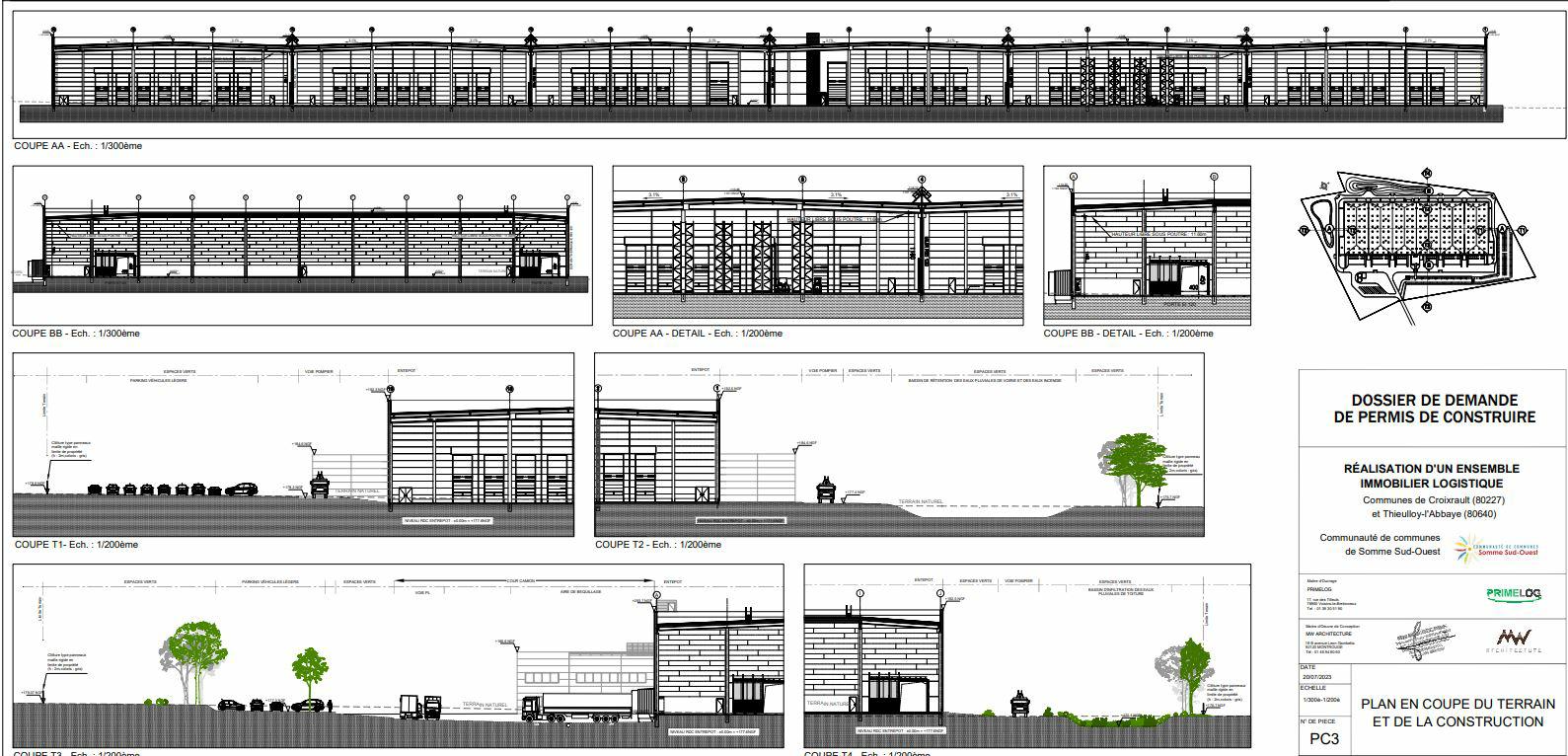 Entrepôt classe a Croixrault 37441m² Location entrepôt classe a Croixrault Somme OLLOG2318198 5